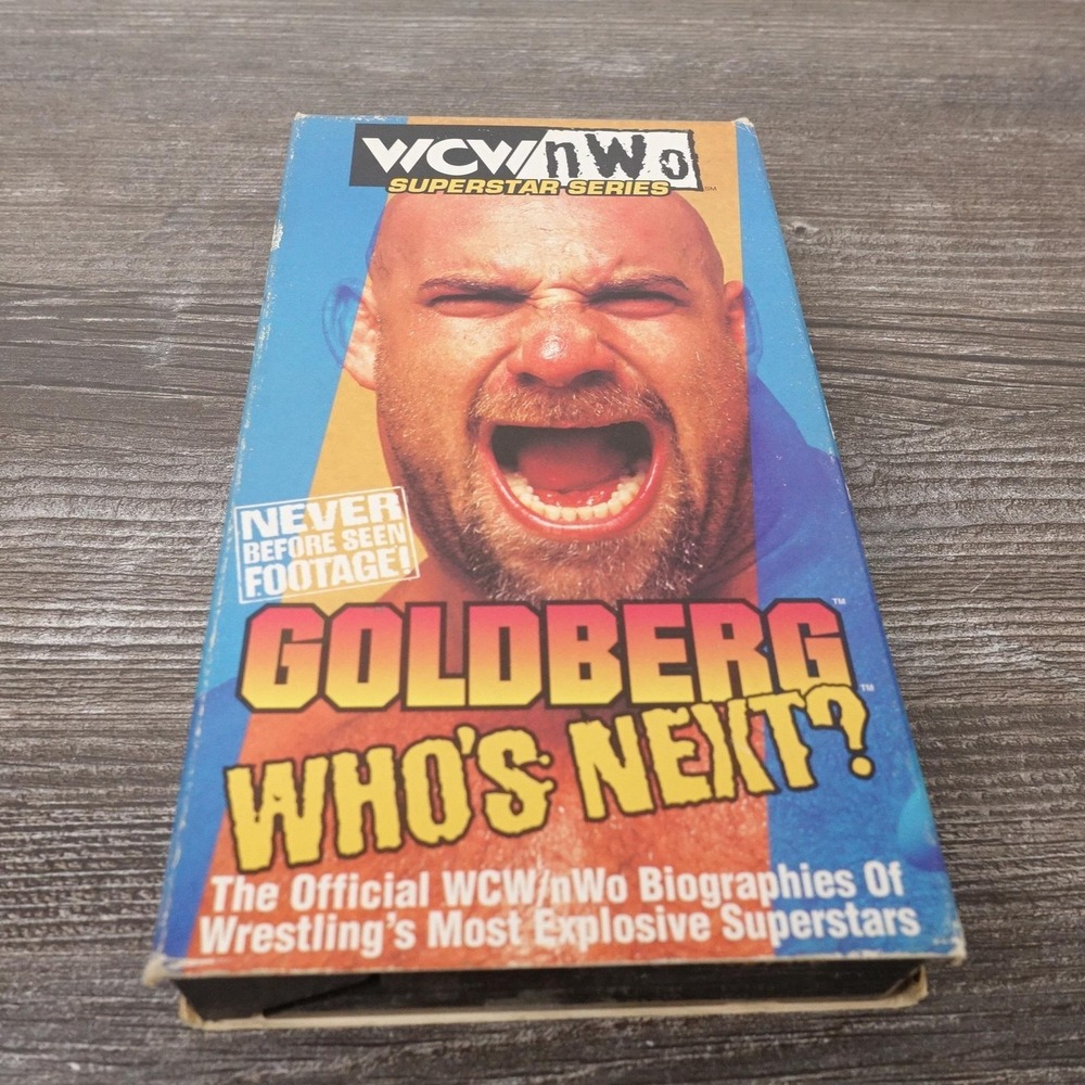 Vintage Goldberg Who's Next? VHS Tape Warner Home Video Sports Goldberg‎ USA